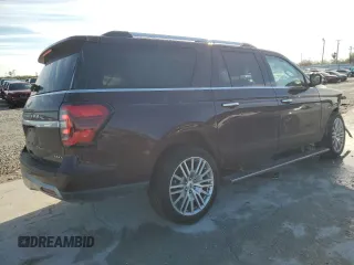 2024 Ford Expedition Max Limited with VIN 1FMJK2A86REA34602, listed as a Copart auction lot 88928385 with 9,781 mi miles and Salvage title. Bid and sale history available at DreamBid. Image 3.