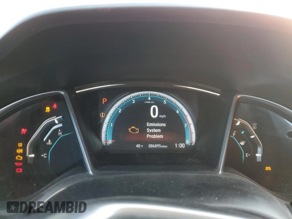 2016 Honda Civic EX-T z VIN 2HGFC1F3XGH647117, wystawiony jako Copart lot #89222095 z przebiegiem 86 895 mil mil oraz Szkoda całkowita • Salvage title. Historia ofert i sprzedaży dostępna na DreamBid. Obrazek 9.