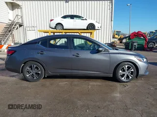 2021 Nissan Sentra SV with VIN 3N1AB8CV5MY284230, listed as a IAAI auction lot 41658309 with 56,267 mi miles. Bid and sale history available at carsss.com. Image 14.