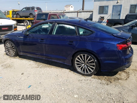 2022 Audi A5 Sportback Premium Plus with VIN WAUCBCF52NA021653, listed as a Copart auction lot 69766393 with 3,992 mi miles. Bid and sale history available at carsss.com. Image 2.