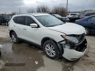 2016 Nissan Rogue SL with VIN 5N1AT2MV7GC798451, listed as a Copart auction lot 49814165 with 115,203 mi miles and Salvage Title. Bid and sale history available at DreamBid. Image 4.