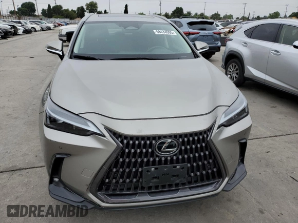 2025 Lexus NX 350 Premium with VIN 2T2GGCEZ8SC060289, listed as a Copart auction lot 58434995 with 13,767 mi miles and Salvage title. Bid and sale history available at DreamBid. Image 5.