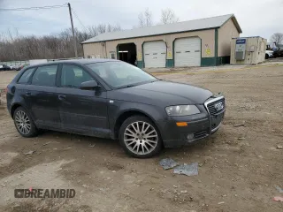 2008 Audi A3 with VIN WAUNF78P48A068528, listed as a Copart auction lot 45762245 with 179,355 mi miles and Salvage Title. Bid and sale history available at carsss.com. Image 4.
