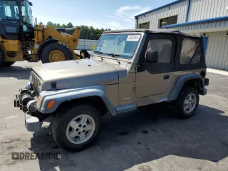 2003 Jeep Wrangler SE with VIN 1J4FA29183P335057, listed as a Copart auction lot 63523444 with 161,694 mi miles and Salvage Title. Bid and sale history available at carsss.com. Image 1.