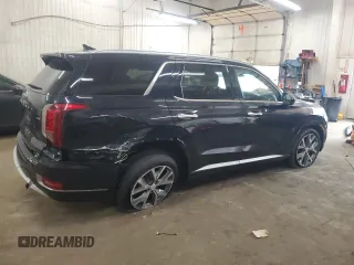 2021 Hyundai Palisade Limited with VIN KM8R5DHE1MU207961, listed as a Copart auction lot 56989515 with 36,416 mi miles and Salvage title. Bid and sale history available at DreamBid. Image 3.
