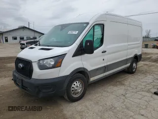 2023 Ford Transit with VIN 1FTBW2C8XPKA73427, listed as a Copart auction lot 52002775 with 73,462 mi miles and Salvage title. Bid and sale history available at DreamBid. Image 1.