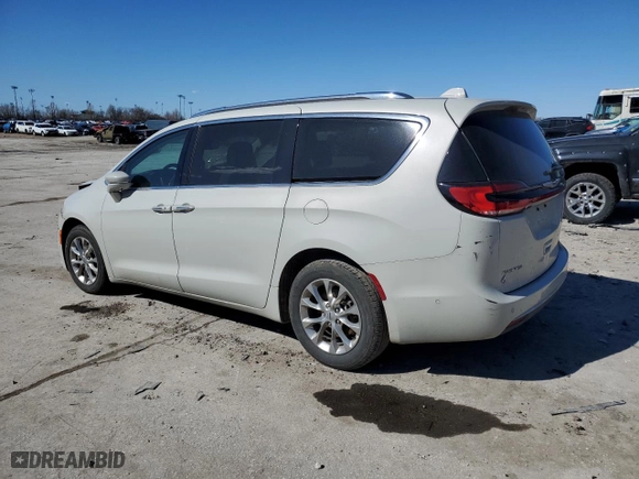 2021 Chrysler Pacifica Touring L with VIN 2C4RC1BG9MR507280, listed as a Copart auction lot 46277625 with 52,067 mi miles and Salvage Title. Bid and sale history available at carsss.com. Image 2.