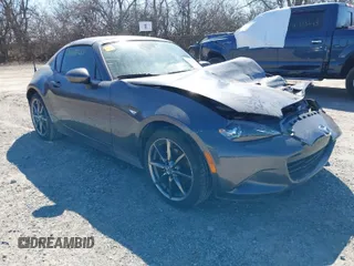 2017 Mazda MX-5 Miata RF Grand Touring with VIN JM1NDAM75H0106303, listed as a IAAI auction lot 41764055 with 22,735 mi miles. Bid and sale history available at carsss.com. Image 1.