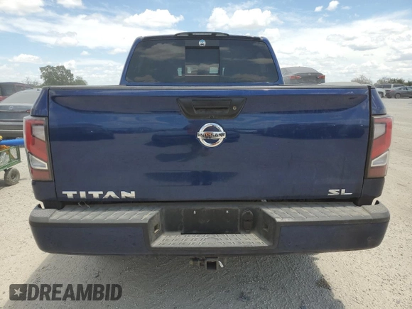 2020 Nissan Titan Platinum Reserve with VIN 1N6AA1EF7LN505610, listed as a Copart auction lot 66537654 with 53,471 mi miles and Salvage title. Bid and sale history available at DreamBid. Image 6.