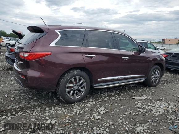 2014 Infiniti QX60 with VIN 5N1AL0MM0EC538224, listed as a Copart auction lot 64426935 with 98,786 mi miles and Clean title. Bid and sale history available at DreamBid. Image 3.
