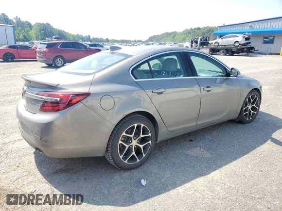 2017 Buick Regal Sport Touring with VIN 2G4GL5EX1H9175816, listed as a Copart auction lot 52460045 with 107,788 mi miles and Salvage title. Bid and sale history available at DreamBid. Image 3.