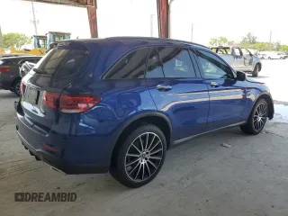 2021 Mercedes-Benz GLC 300 z VIN W1N0G8DB5MV268307, wystawiony jako Copart lot #58694625 z przebiegiem Nie podano mil oraz Nie do naprawy • Non repairable. Historia ofert i sprzedaży dostępna na DreamBid. Obrazek 3.