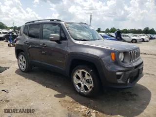2019 Jeep Renegade Limited with VIN ZACNJBD17KPJ93842, listed as a Copart auction lot 57526044 with 65,878 mi miles and Salvage Title. Bid and sale history available at carsss.com. Image 4.
