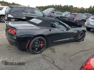2014 Chevrolet Corvette 1LT with VIN 1G1YB3D71E5113044, listed as a Copart auction lot 75619924 with 44,302 mi miles and Salvage Title. Bid and sale history available at carsss.com. Image 3.