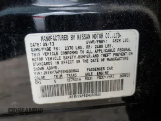 2014 Infiniti Q50 Premium with VIN JN1BV7AP6EM680844, listed as a Copart auction lot 60309715 with 182,173 mi miles and Salvage title. Bid and sale history available at DreamBid. Image 12.