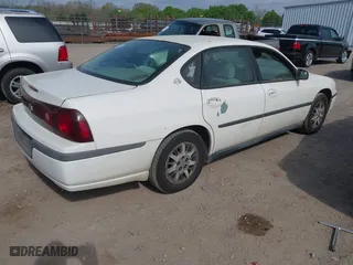2002 Chevrolet Impala with VIN 2G1WF52E129332206, listed as a IAAI auction lot 41948667 with 166,365 mi miles. Bid and sale history available at carsss.com. Image 4.