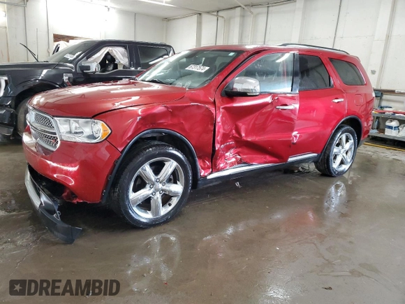 2011 Dodge Durango Citadel with VIN 1D4RE5GG1BC599360, listed as a Copart auction lot 67317574 with 171,546 mi miles and Salvage Title. Bid and sale history available at carsss.com. Image 1.