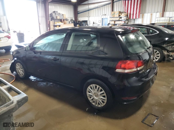 2010 Volkswagen Golf with VIN WVWBB7AJ1AW205473, listed as a Copart auction lot 88213325 with 0 mi miles and Salvage Title. Bid and sale history available at carsss.com. Image 2.