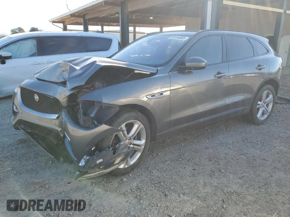 2017 Jaguar F-Pace 20d R-Sport with VIN SADCL2BN9HA085830, listed as a Copart auction lot 89184865 with 158,739 mi miles and Salvage Title. Bid and sale history available at DreamBid. Image 1.