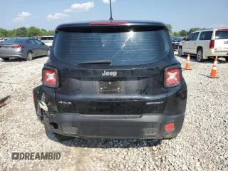 2015 Jeep Renegade Sport with VIN ZACCJBAT0FPB54554, listed as a Copart auction lot 66386814 with 115,219 mi miles and Salvage Title. Bid and sale history available at DreamBid. Image 6.