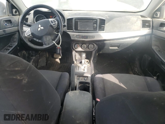 2015 Mitsubishi Lancer SE with VIN JA32V2FW5FU006555, listed as a Copart auction lot 46621185 with 143,087 mi miles and Salvage Title. Bid and sale history available at carsss.com. Image 8.