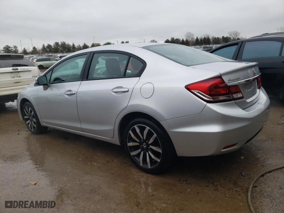 2014 Honda Civic Sedan EX-L with VIN 19XFB2F99EE008232, listed as a Copart auction lot 42813785 with 105,906 mi miles and Salvage Title. Bid and sale history available at carsss.com. Image 2.