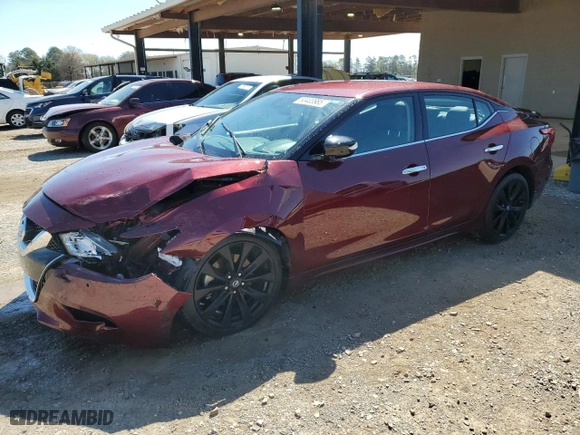 2017 Nissan Maxima SV with VIN 1N4AA6AP2HC417507, listed as a Copart auction lot 50403985 with 49,212 mi miles and Salvage Title. Bid and sale history available at carsss.com. Image 1.