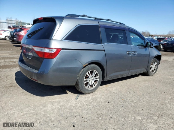 2011 Honda Odyssey EX with VIN 5FNRL5H46BB508819, listed as a Copart auction lot 50649455 with 0 mi miles and Clean Title. Bid and sale history available at carsss.com. Image 3.