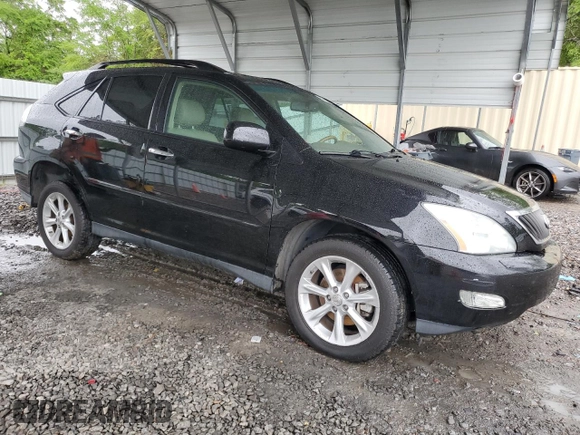2009 Lexus RX 350 with VIN 2T2GK31U69C066742, listed as a Copart auction lot 52111105 with 135,181 mi miles and Salvage Title. Bid and sale history available at DreamBid. Image 4.