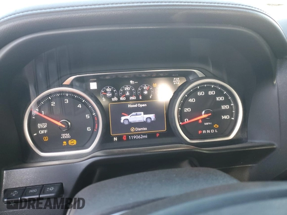 2020 Chevrolet Silverado 1500 High Country with VIN 3GCUYHET3LG116532, listed as a Copart auction lot 88766315 with 119,062 mi miles and Salvage Title. Bid and sale history available at carsss.com. Image 9.