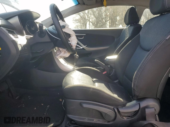 2013 Hyundai Elantra Coupe SE with VIN KMHDH6AE0DU010769, listed as a Copart auction lot 82054844 with 103,963 mi miles and Salvage Title. Bid and sale history available at carsss.com. Image 7.