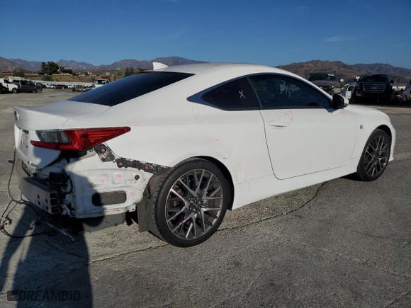 2016 Lexus RC 200t with VIN JTHHA5BC6G5003677, listed as a Copart auction lot 80714374 with 60,889 mi miles and Salvage Title. Bid and sale history available at carsss.com. Image 3.