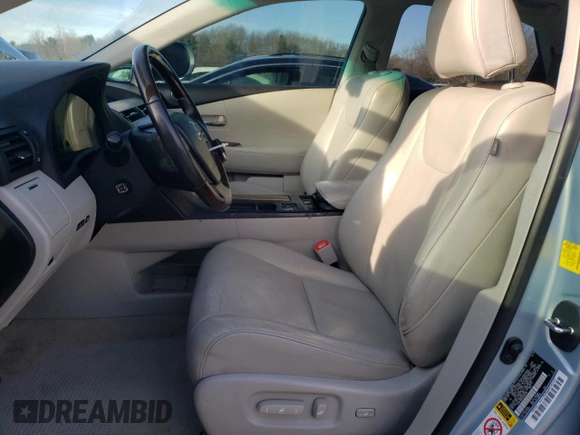 2010 Lexus RX 350 with VIN 2T2BK1BA2AC068169, listed as a Copart auction lot 50873145 with 123,021 mi miles and Clean title. Bid and sale history available at DreamBid. Image 7.