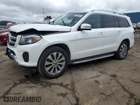 2018 Mercedes-Benz GLS 450 with VIN 4JGDF6EE3JB177571, listed as a Copart auction lot 57039835 with 171,518 mi miles and Clean title. Bid and sale history available at DreamBid. Image 1.