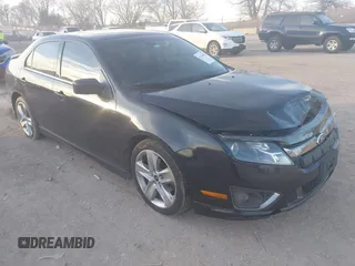 2012 Ford Fusion SPORT with VIN 3FAHP0DC1CR280248, listed as a IAAI auction lot 41254985 with 113,809 mi miles. Bid and sale history available at carsss.com. Image 1.
