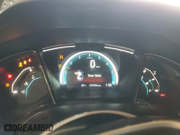 2017 Honda Civic Sedan EX with VIN 2HGFC2F75HH547128, listed as a Copart auction lot 50875225 with 124,765 mi miles and Salvage Title. Bid and sale history available at carsss.com. Image 9.