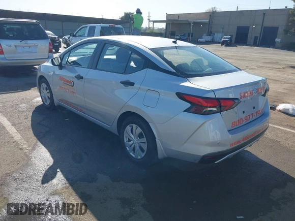 2022 Nissan Versa S with VIN 3N1CN8DV5NL861559, listed as a IAAI auction lot 41940000 with 65,065 mi miles and . Bid and sale history available at DreamBid. Image 3.