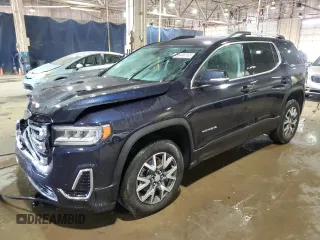 2021 GMC Acadia SLE with VIN 1GKKNRL49MZ192425, listed as a Copart auction lot 49646765 with 43,110 mi miles and Salvage Title. Bid and sale history available at carsss.com. Image 1.