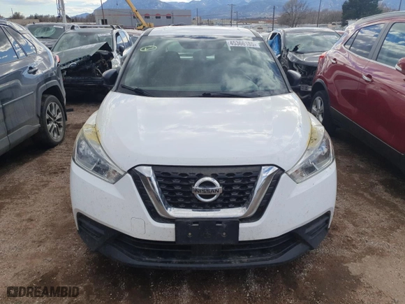 2020 Nissan Kicks S with VIN 3N1CP5BV7LL573955, listed as a Copart auction lot 45366185 with 105,296 mi miles and Clean Title. Bid and sale history available at carsss.com. Image 5.