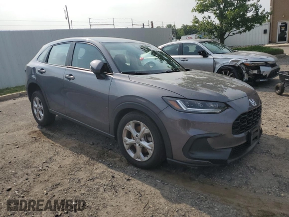 2023 Honda HR-V LX with VIN 3CZRZ2H3XPM747419, listed as a Copart auction lot 59879635 with 27,684 mi miles and Non repairable. Bid and sale history available at DreamBid. Image 4.