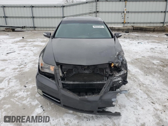 2010 Acura RL Technology with VIN JH4KB2F60AC001805, listed as a Copart auction lot 46323345 with 123,986 mi miles and Salvage Title. Bid and sale history available at DreamBid. Image 5.