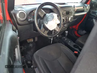 2018 Jeep Wrangler Sahara with VIN 1C4AJWBG4JL859218, listed as a Copart auction lot 54143805 with 71,091 mi miles and Salvage title. Bid and sale history available at DreamBid. Image 8.