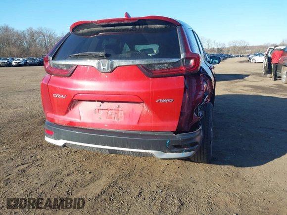 2021 Honda CR-V EX-L with VIN 2HKRW2H89MH615585, listed as a IAAI auction lot 41742944 with 47,669 mi miles. Bid and sale history available at carsss.com. Image 18.