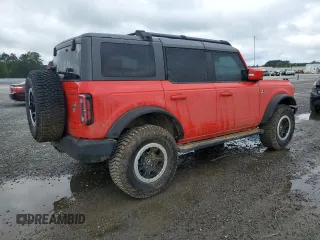 2023 Ford Bronco with VIN 1FMEE5DP5PLB97182, listed as a Copart auction lot 51738955 with 10,248 mi miles and Salvage title. Bid and sale history available at DreamBid. Image 3.