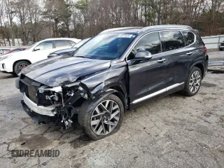 2022 Hyundai Santa Fe Calligraphy with VIN 5NMS54AL7NH411882, listed as a Copart auction lot 85876934 with 52,978 mi miles and Salvage Title. Bid and sale history available at carsss.com. Image 1.