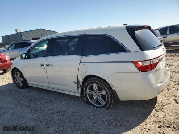 2013 Honda Odyssey Touring with VIN 5FNRL5H94DB068923, listed as a Copart auction lot 47269455 with 129,288 mi miles and Salvage Title. Bid and sale history available at carsss.com. Image 2.