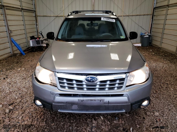 2011 Subaru Forester 2.5X with VIN JF2SHABC1BH704017, listed as a Copart auction lot 47200225 with 158,412 mi miles and Salvage Title. Bid and sale history available at carsss.com. Image 5.