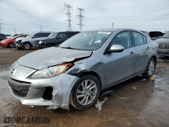 2012 Mazda 3 i Touring with VIN JM1BL1V71C1606904, listed as a Copart auction lot 46303485 with 261,992 mi miles and Salvage Title. Bid and sale history available at DreamBid. Image 1.