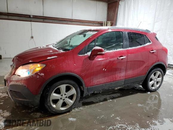 2016 Buick Encore with VIN KL4CJASBXGB671425, listed as a Copart auction lot 45675465 with 70,324 mi miles and Salvage Title. Bid and sale history available at carsss.com. Image 1.