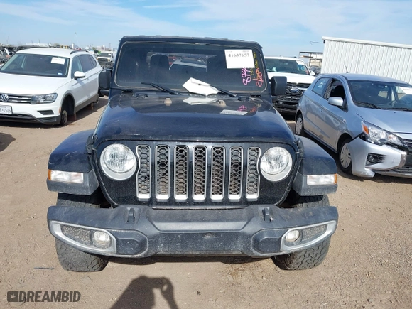 2023 Jeep Gladiator Overland with VIN 1C6HJTFG2PL564318, listed as a IAAI auction lot 41637657 with 30,368 mi miles. Bid and sale history available at carsss.com. Image 6.